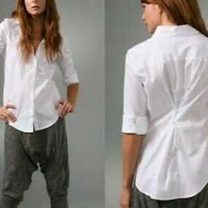 Elizabeth and James White Cohen Button up Shirt XS